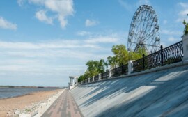 В Хабаровске полным ходом идут работы по реконструкции набережной