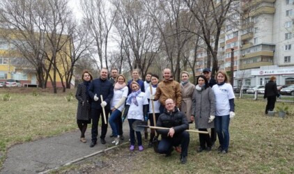 В Хабаровске состоялась акция «Сад ВТБ» 