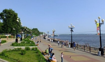 В Хабаровске торжественно открылась обновлённая набережная