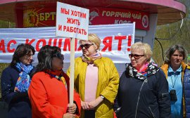 В Хабаровске предприниматели протестовали против закрытия ТЦ